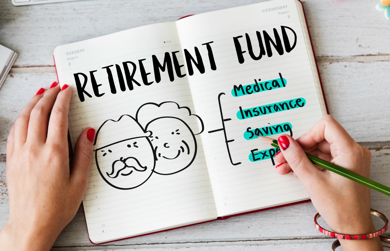 Retirement Financial Plan Risk Assessment Senior Concept